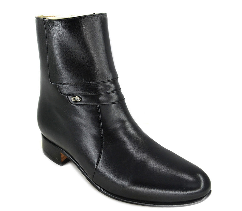Besserro Botin Vestir Cabra Negro