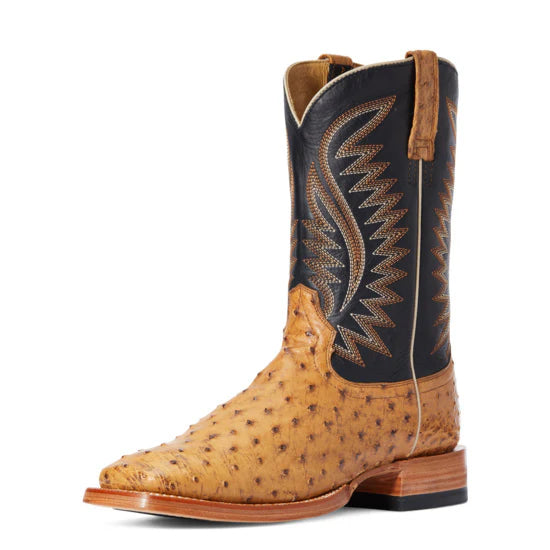 Ariat Men 10034082 Gallup Ostrich Tan