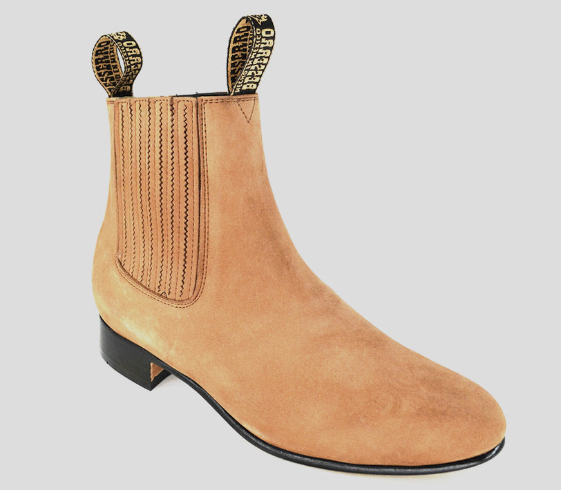 Besserro Botin Nobuck Camel