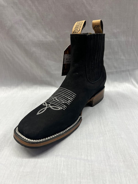 Potrillo Botín nubuck black
