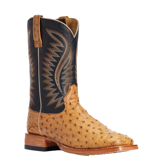 Ariat Men 10034082 Gallup Ostrich Tan