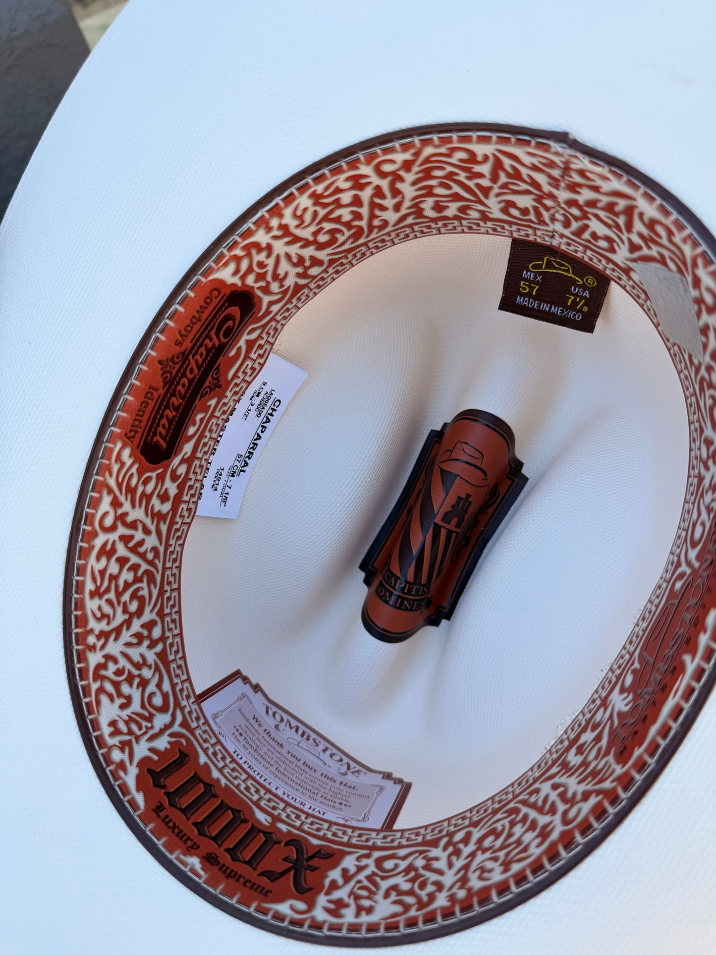 Tombstone Sombrero 1,000X Chaparral Ala 3 1/2"