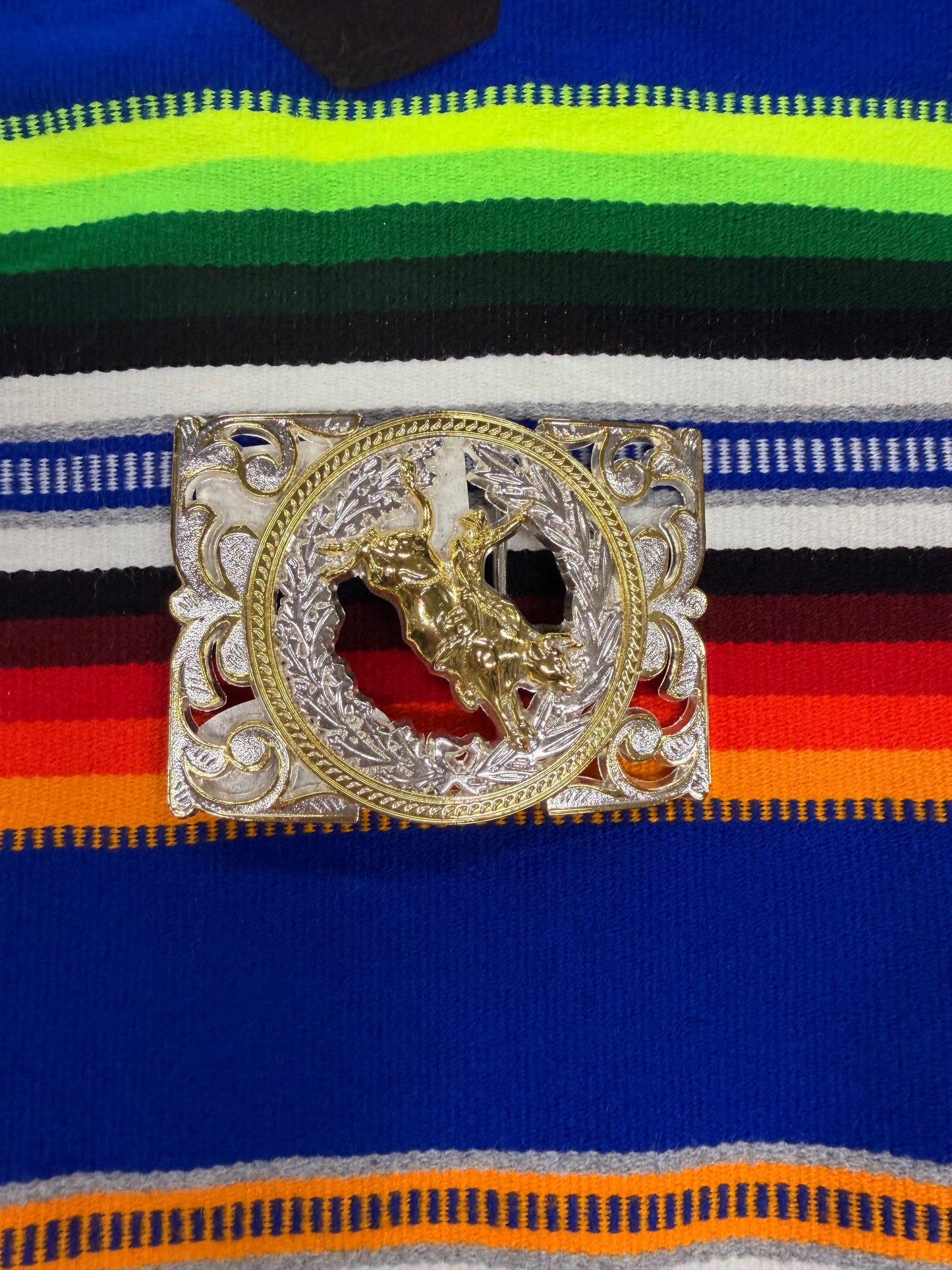 Square Buckle Bull Rider