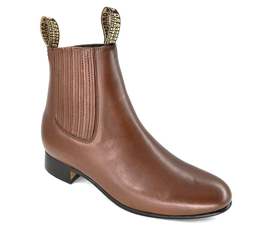 Botin Besserro Piel Cafe Claro