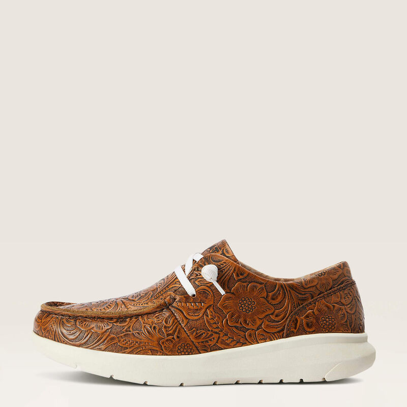 Ariat Hilo Brown Floral Emboss
