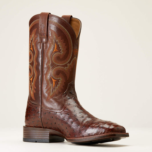 Ariat Men 10046961 Barley Ultra Ostrich Tabacco