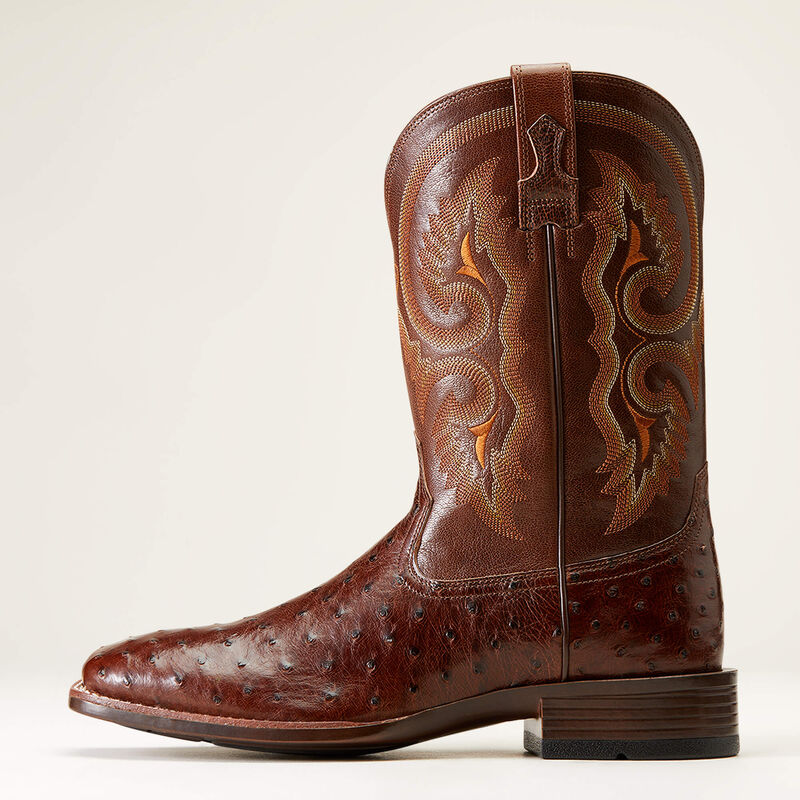 Ariat Men 10046961 Barley Ultra Ostrich Tabacco
