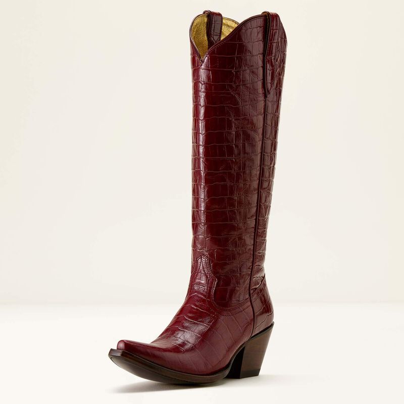 Ariat 10063991 Casanova X Toe Croc Print