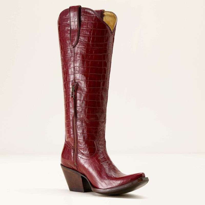 Ariat 10063991 Casanova X Toe Croc Print