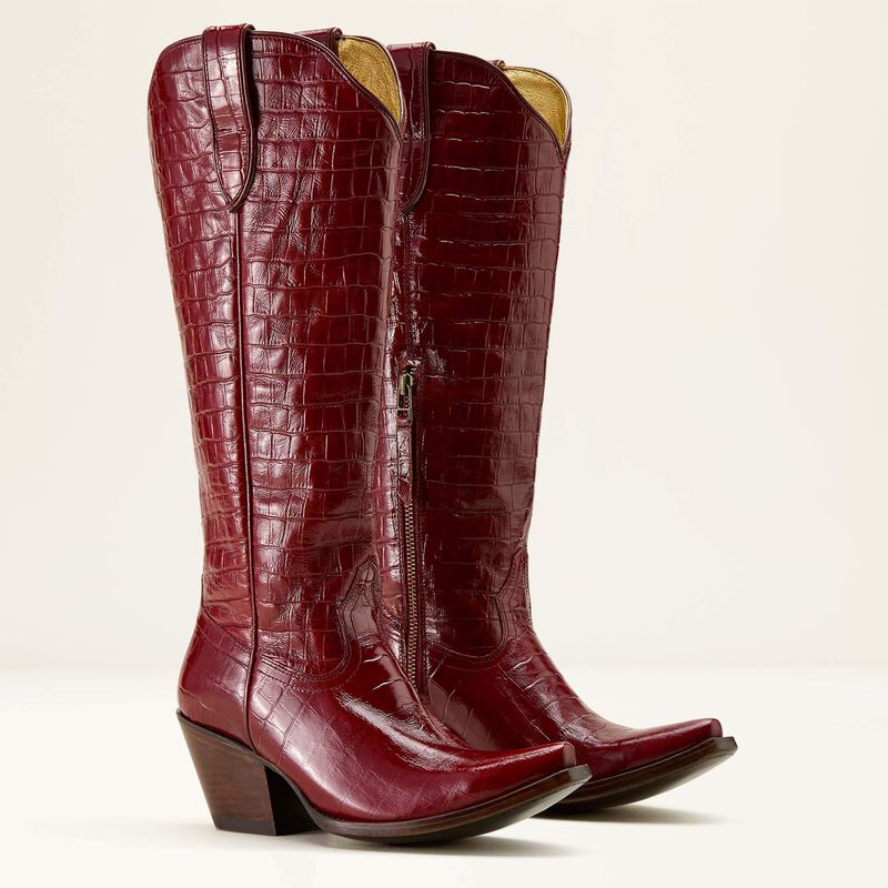 Ariat 10063991 Casanova X Toe Croc Print
