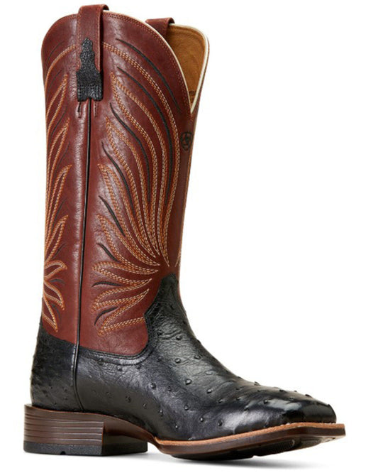 Ariat Men 10046962 Brandin' Ultra Ostrich Black