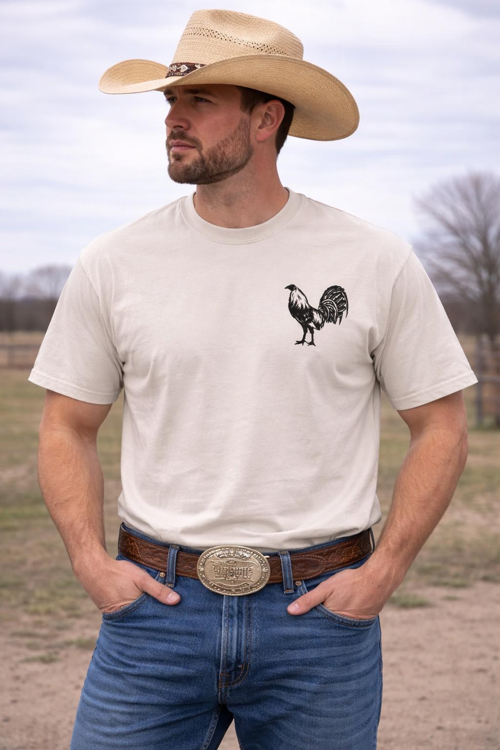 Orona T-Shirt Beige Gallo