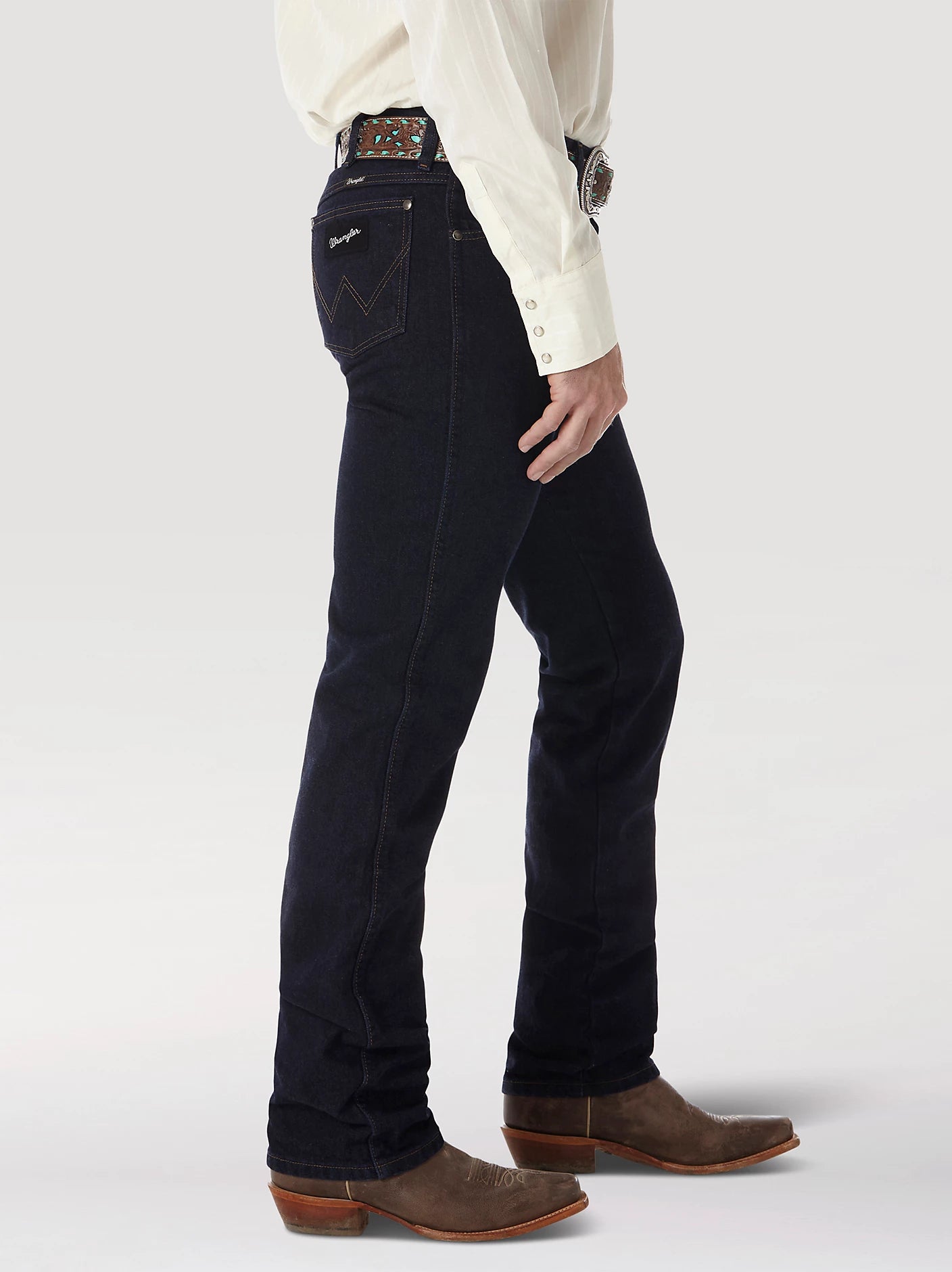 Wrangler Men Cowboy Cut® Silver Edition Slim Fit Jean Blue