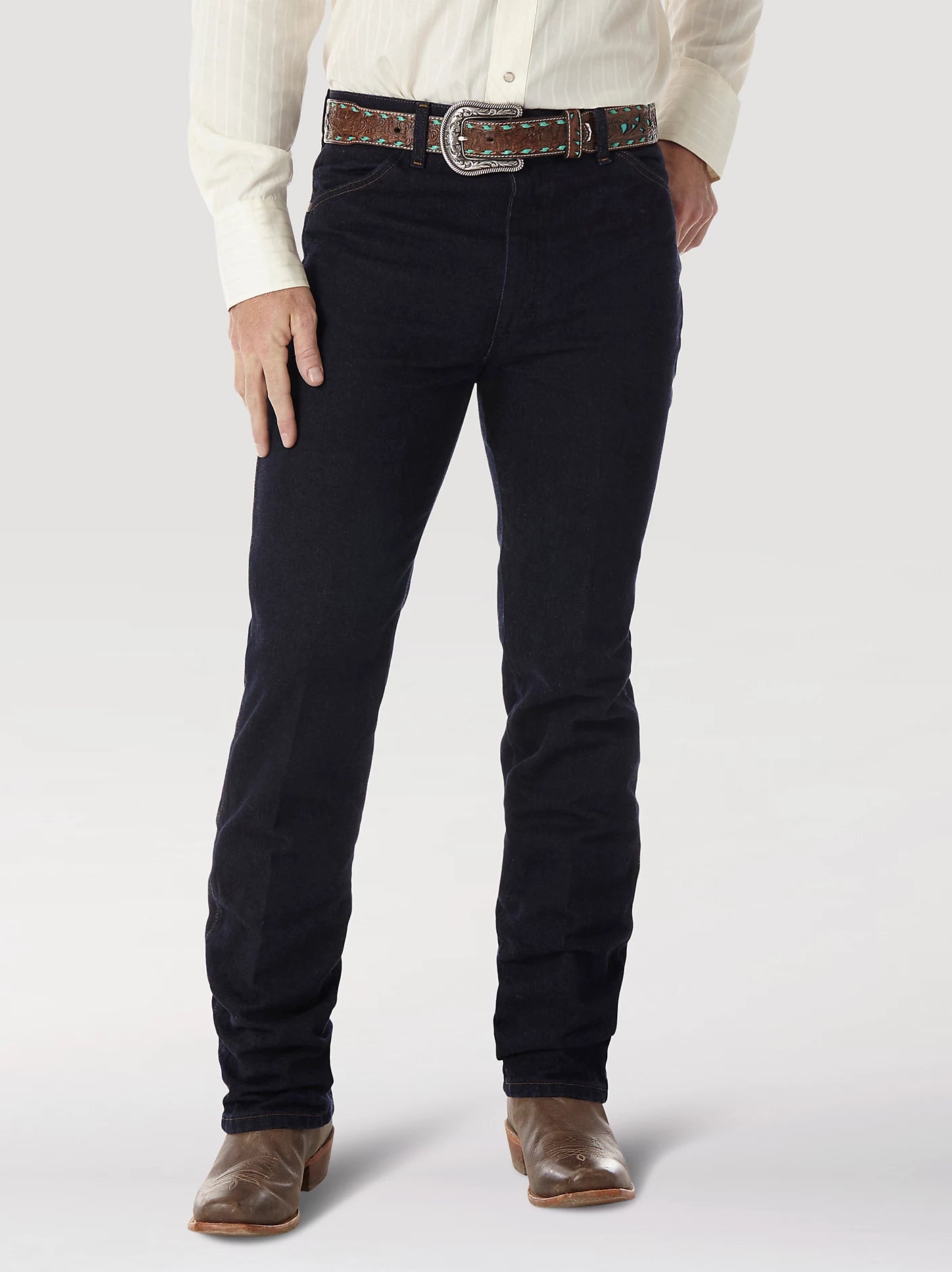 Wrangler Men Cowboy Cut® Silver Edition Slim Fit Jean Blue