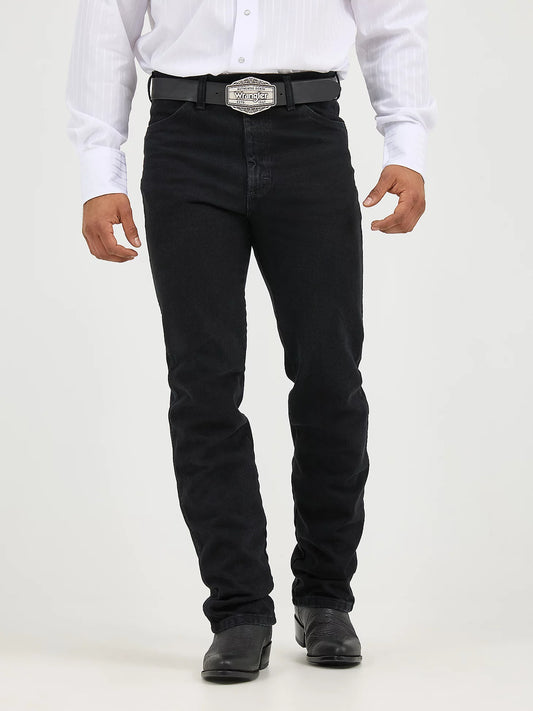 Wrangler Men Cowboy Cut® Silver Edition Slim Fit Jean Black
