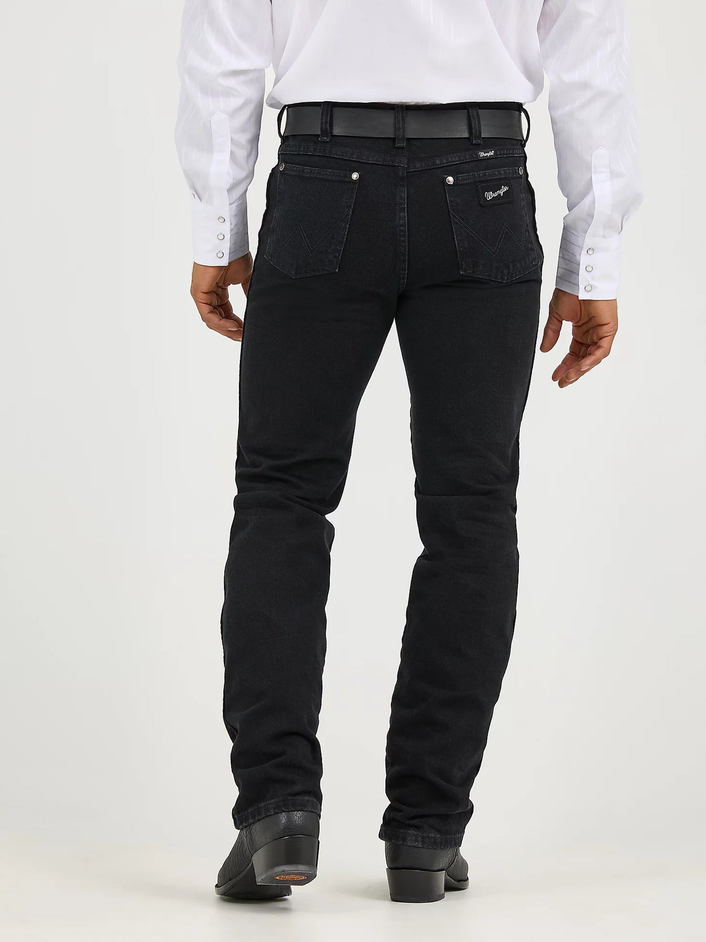 Wrangler Men Cowboy Cut® Silver Edition Slim Fit Jean Black