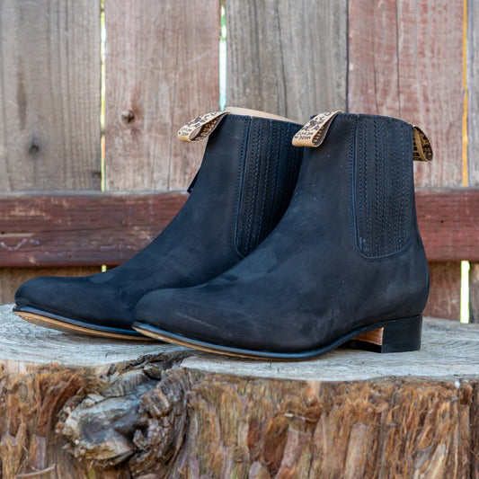 Besserro Botin Nobuck Negro
