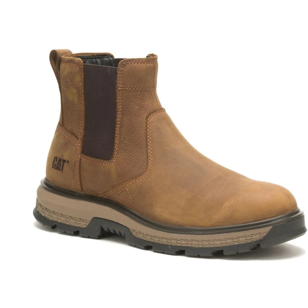 CAT P51060 Exposition Soft Toe Chelsea Work Boot Pyramid
