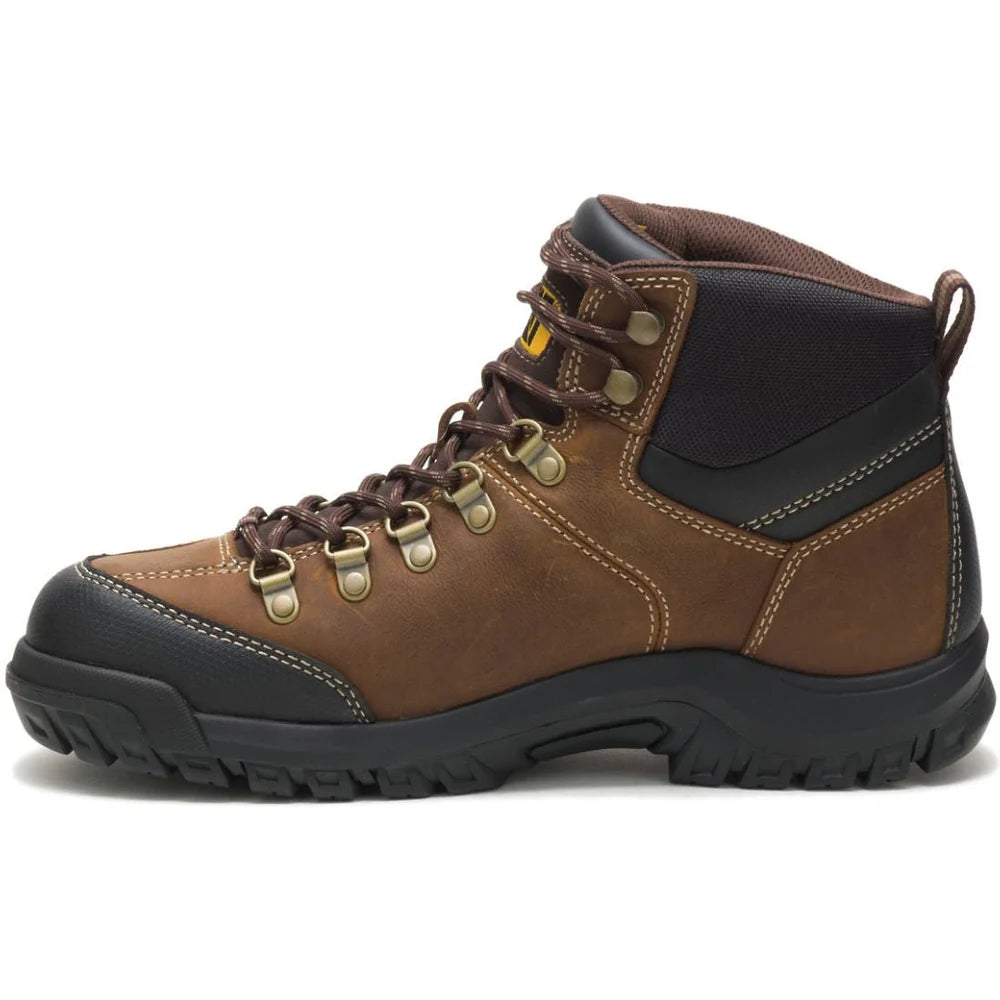 CAT P74128 Threshold Waterproof Work Boot Real Brown
