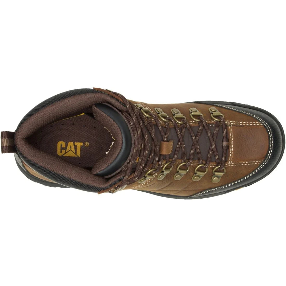 CAT P74128 Threshold Waterproof Work Boot Real Brown
