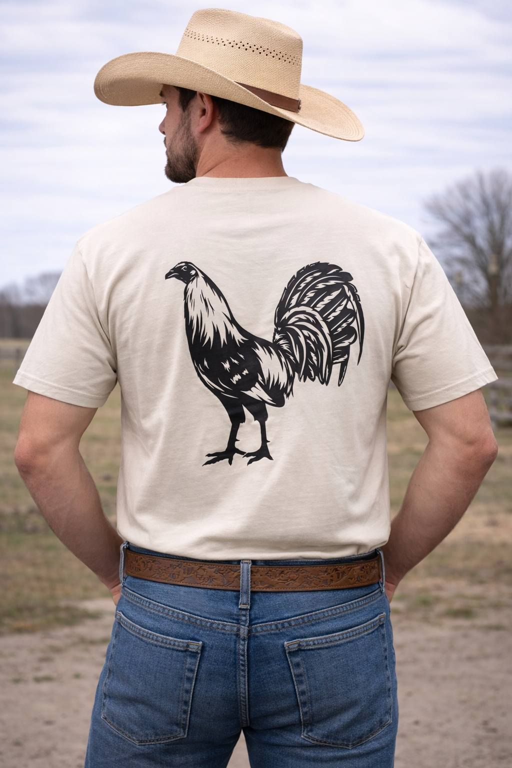 Orona T-Shirt Beige Gallo