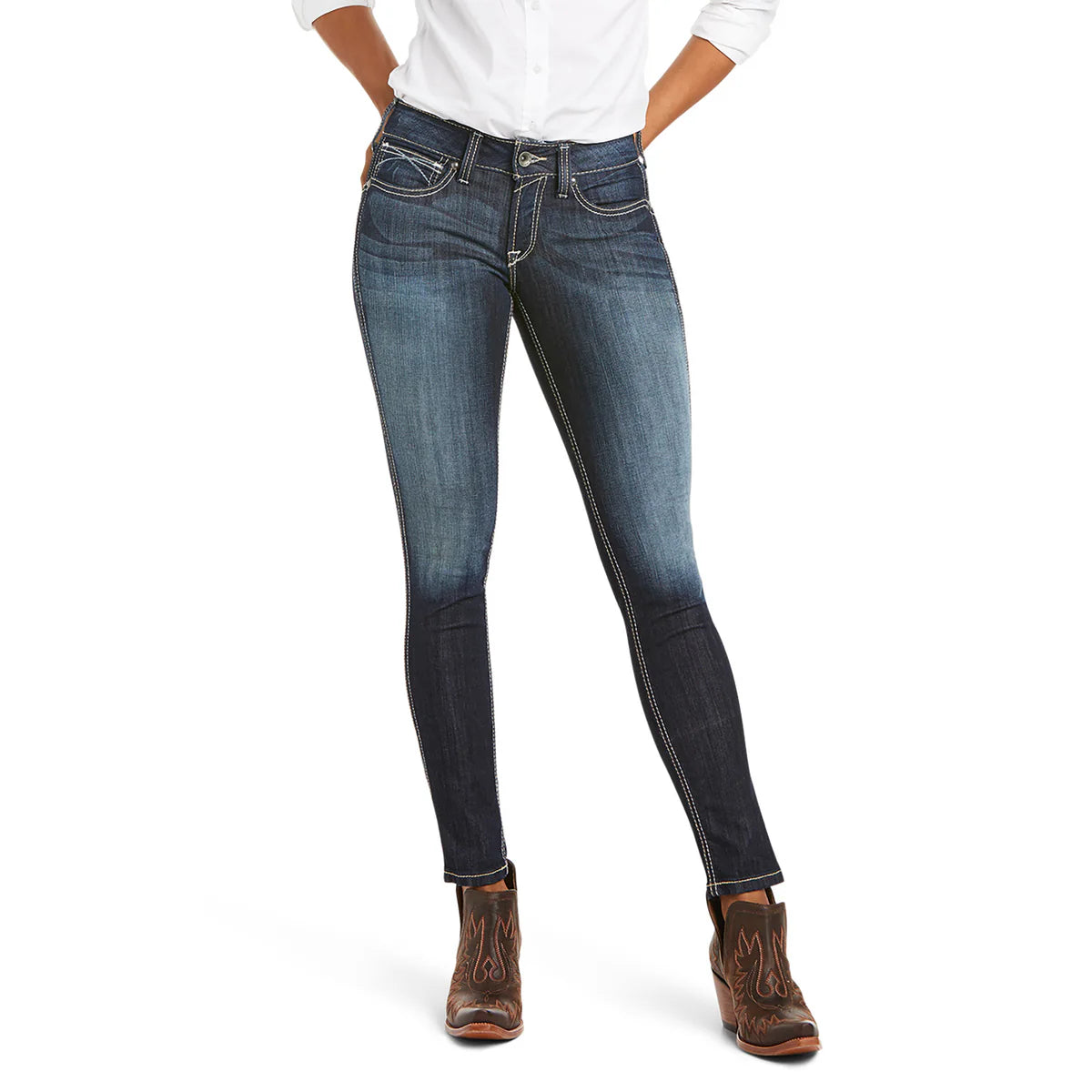Ariat Woem Jeans 10018357 Mid Rise Skinny Celestial