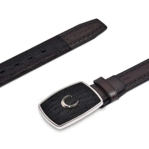 Cuadra Belt BC205 Avestruz Black
