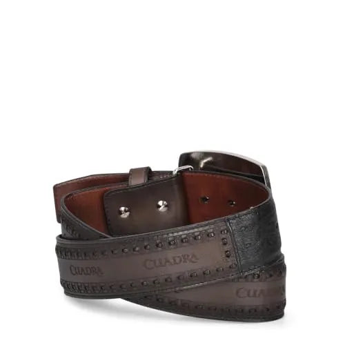 Cuadra Belt BC205 Avestruz Black
