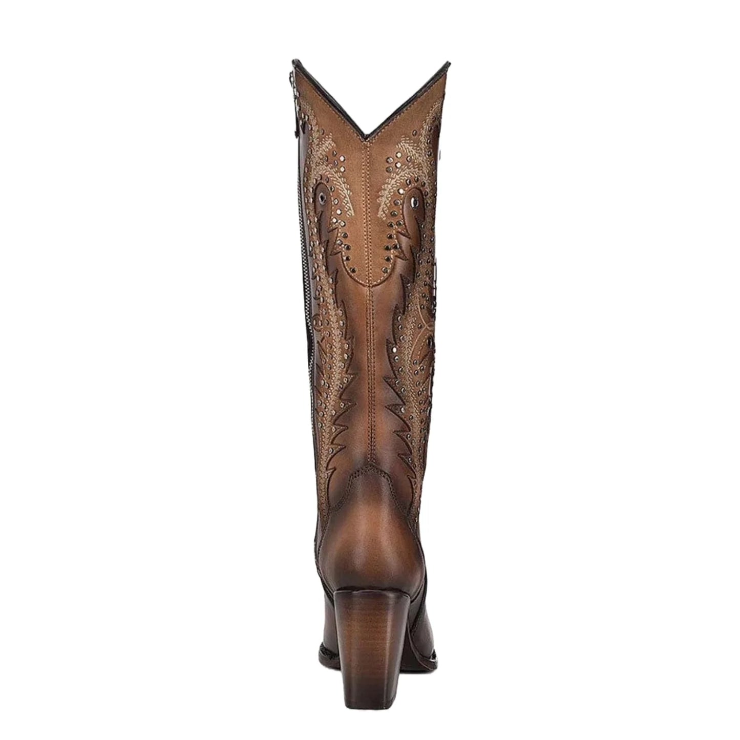 Cuadra Ladies CU763 Satro Sand Overlay & Embroidery & Studs Pointed Toe