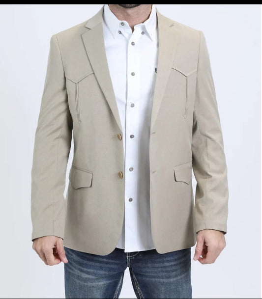 Platini Blazer/Saco Men Beige