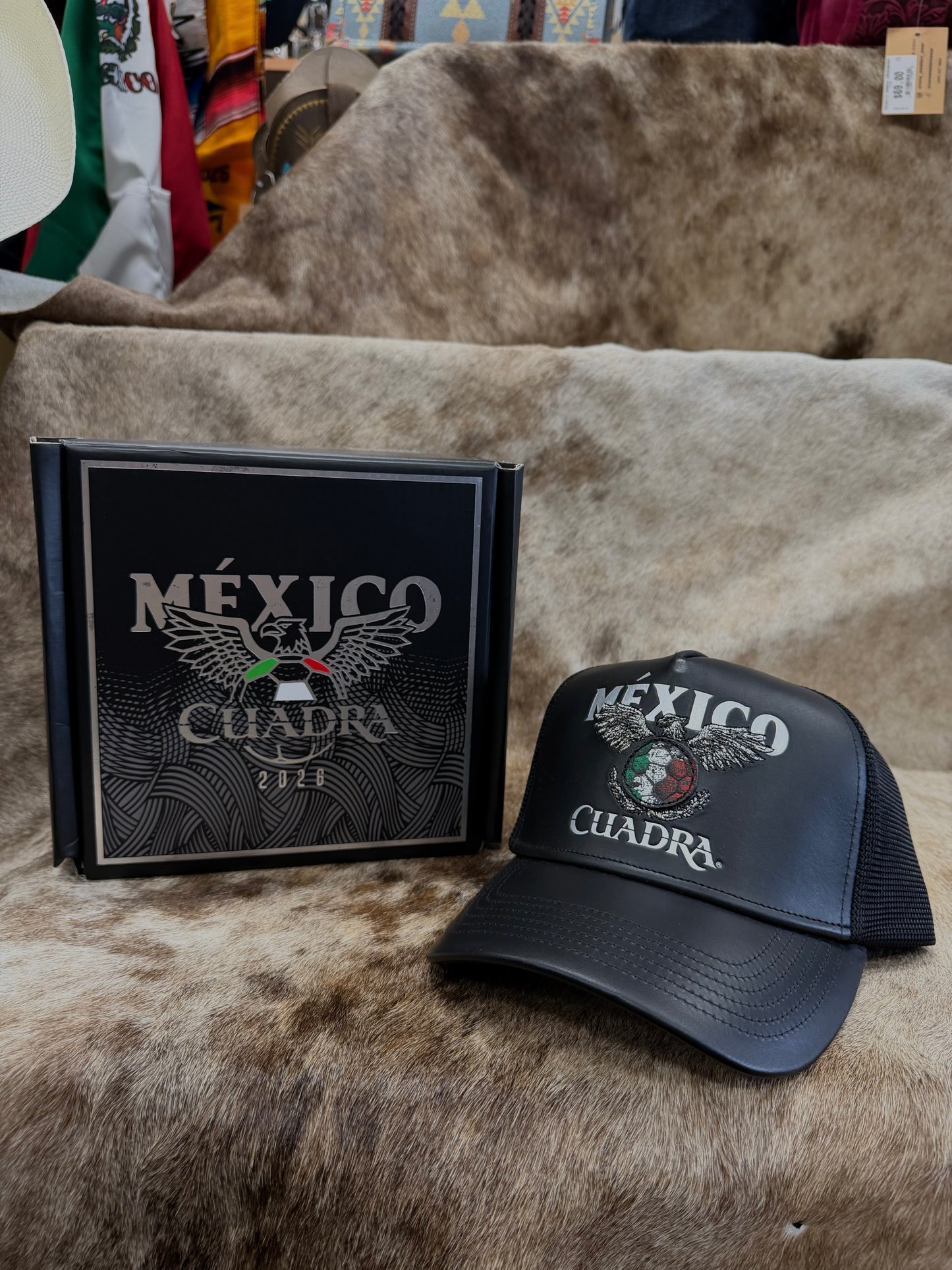 Gorra Cuadra Mundial Mexico Black