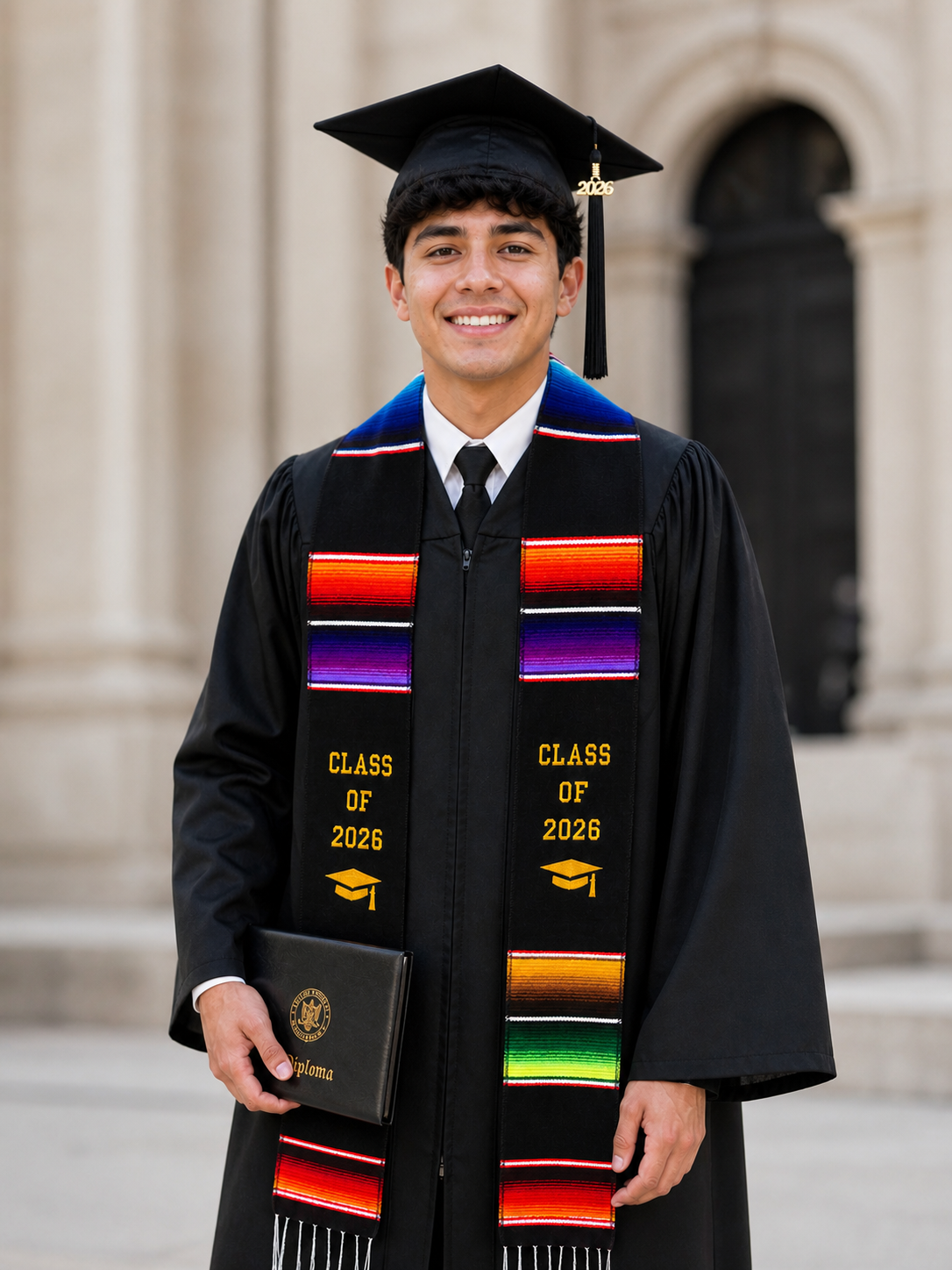 Graduation Stole Black 2026