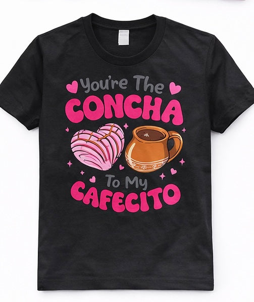Valentine Day- Concha Cafecito Tee