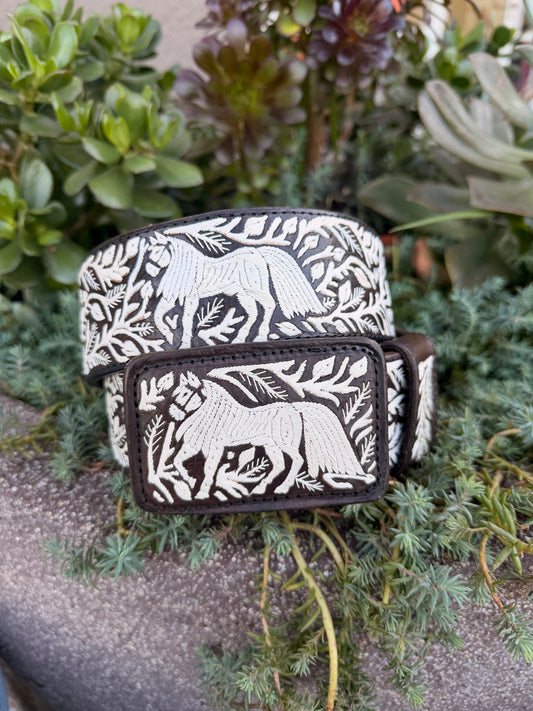 Cinto Pita Fina Cabllao Chocolate