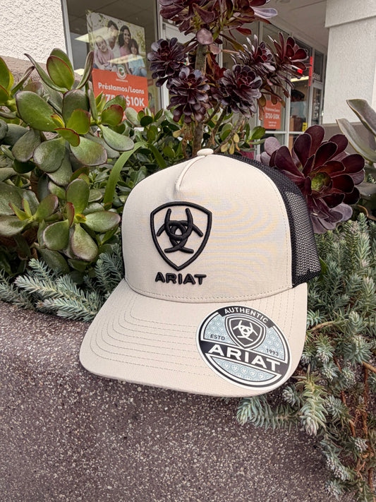 Ariat SnapBack A3000876243 Beige Logo