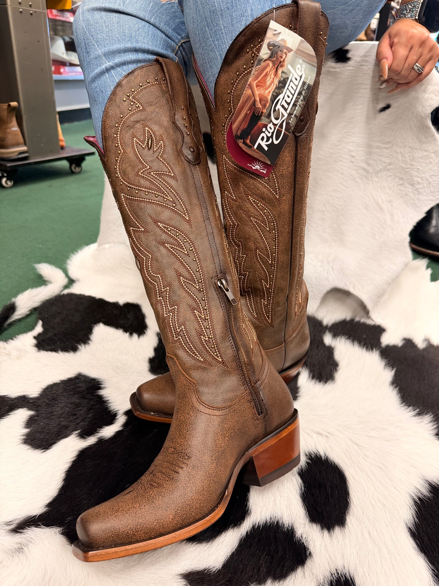 Rio Grande Women Tall Brown Boot Victoria