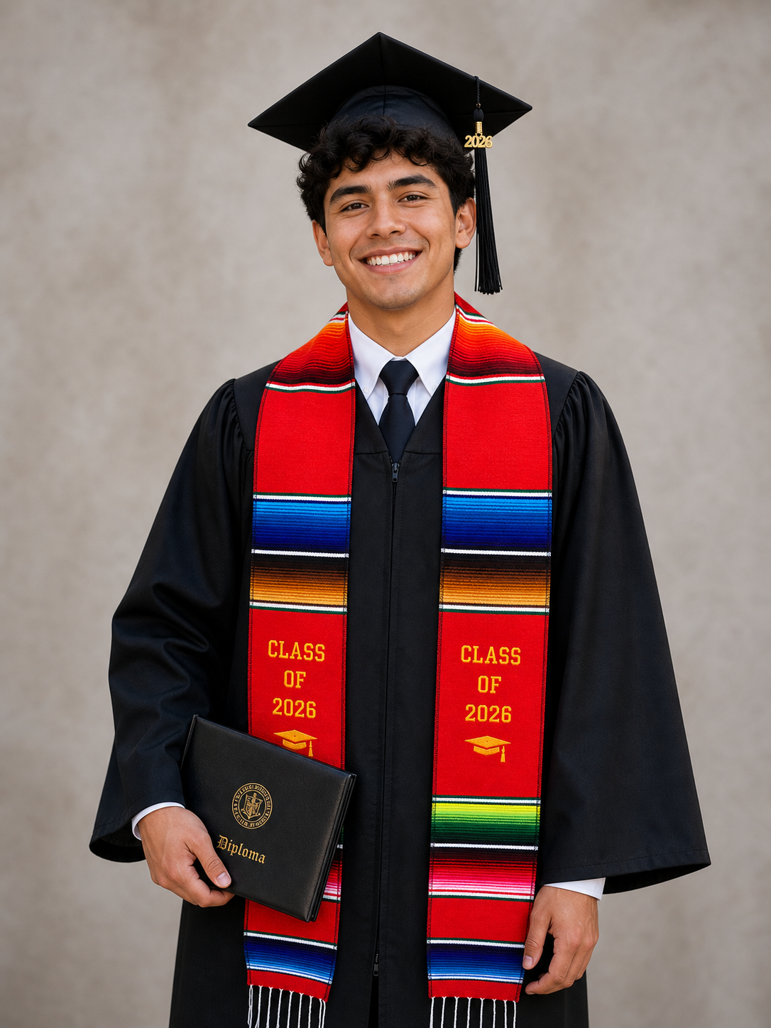 Graduation Stole Red 2026