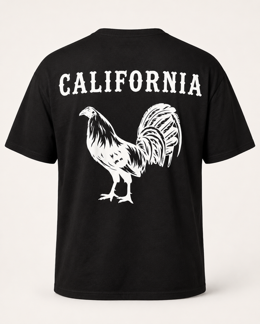California Gallo Black Tee