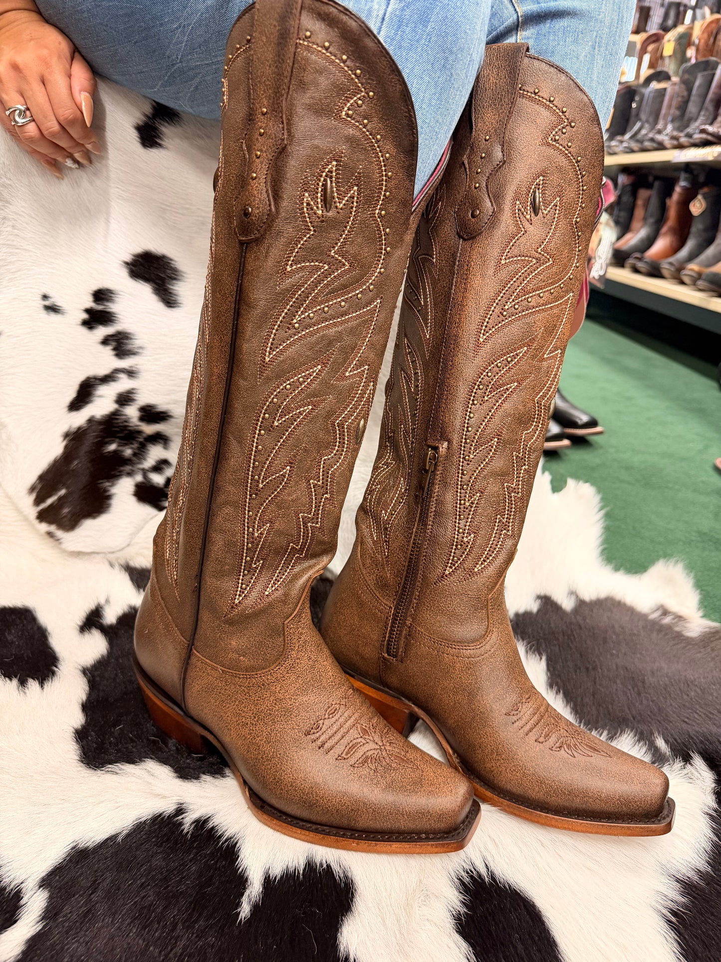 Rio Grande Women Tall Brown Boot Victoria