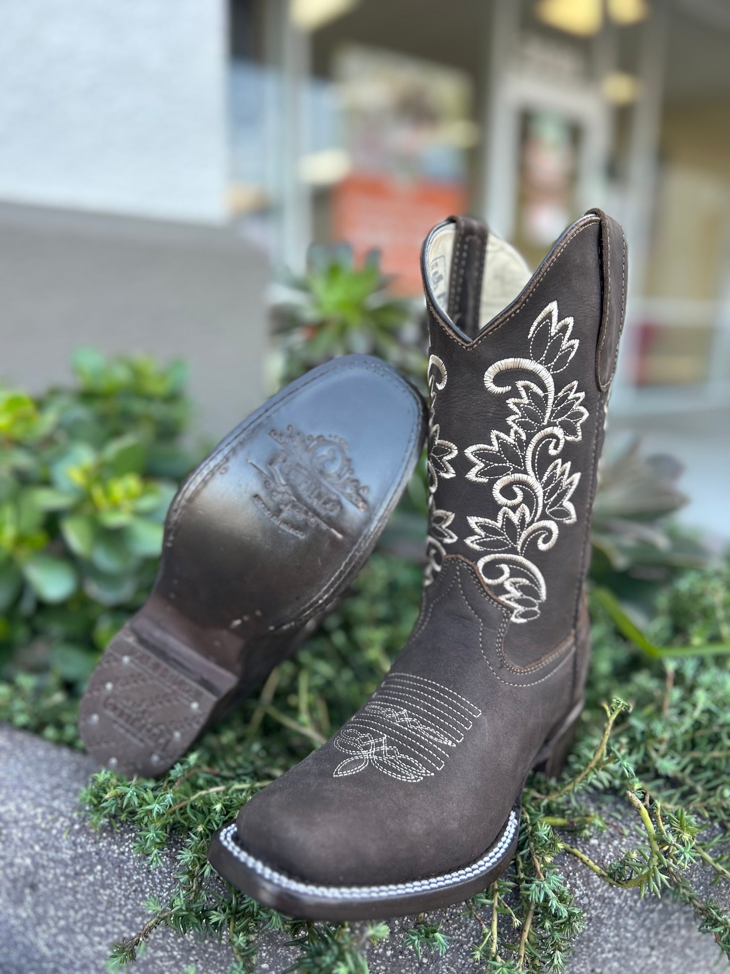 Potrillo Women 407 Nobuck Brown
