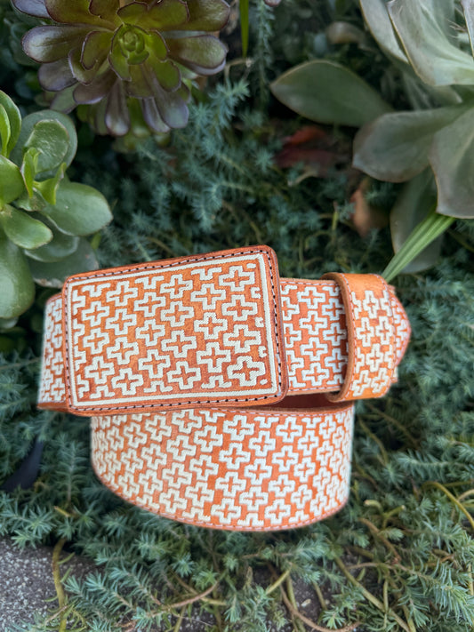 Cinto Pita Fina Cruz Miel