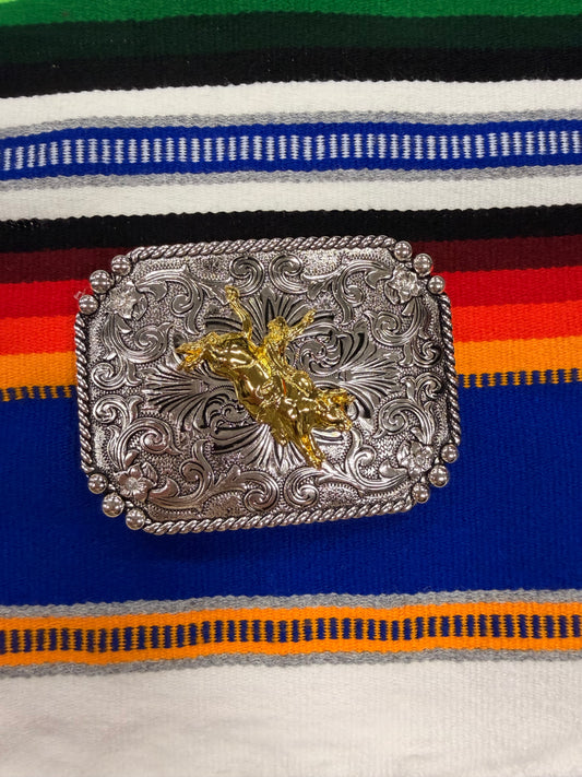 Square Buckle Bull Rider