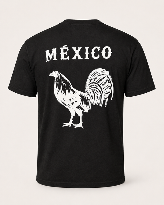 Mexico Gallo Black Tee