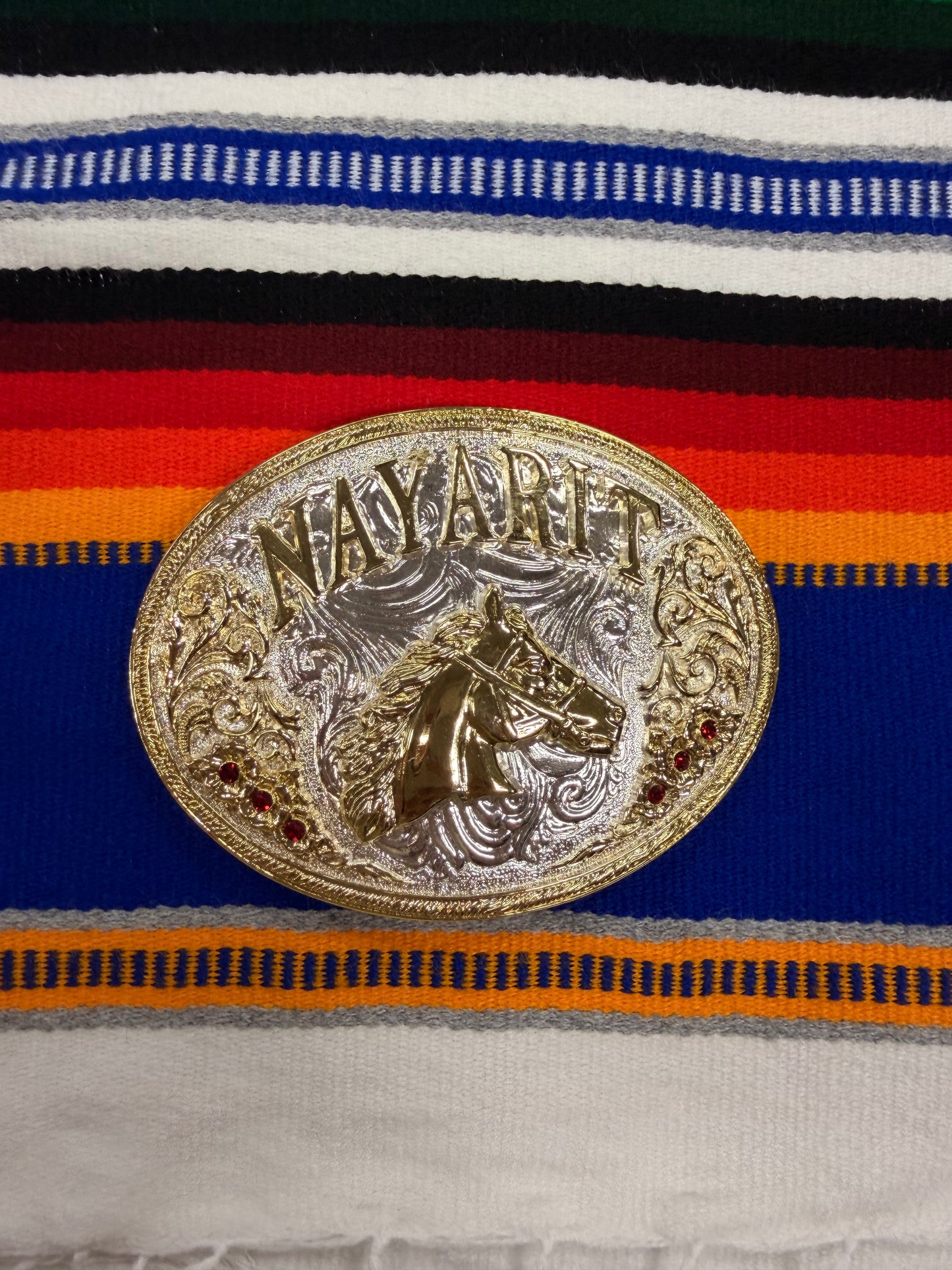 Round Buckle Horse Head Nayarit