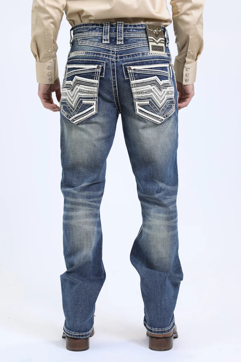 Platini Men Jeans Dark Blue