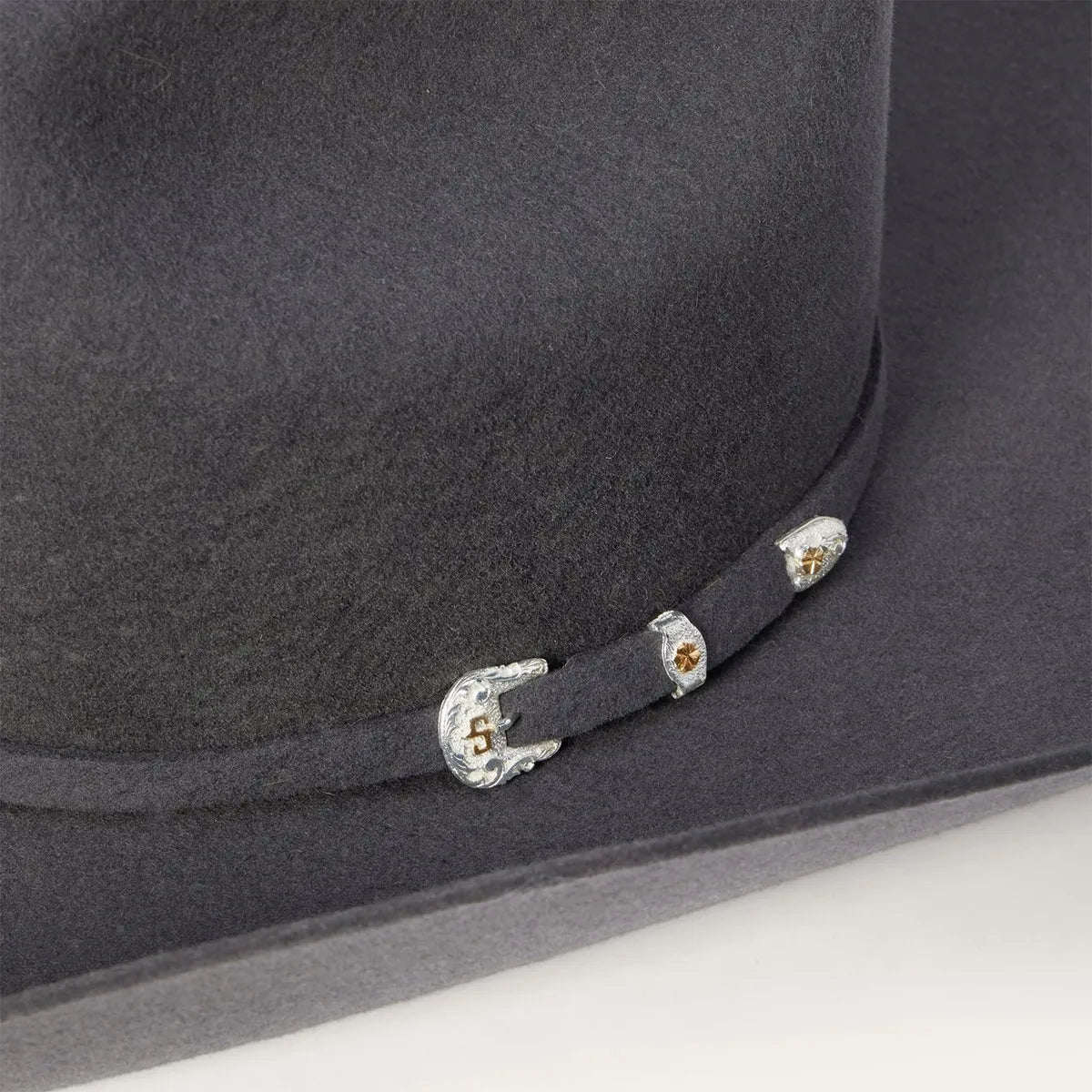 Stetson Brenham 4x Felt Hat Granite Grey