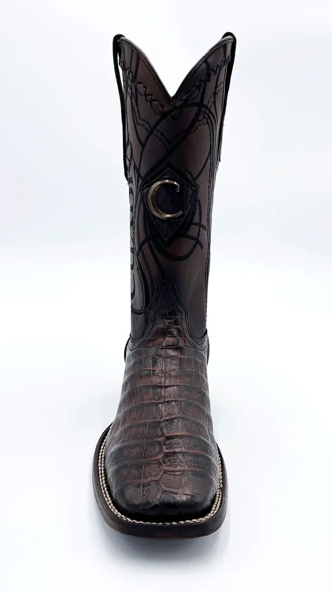 Cuadra Men CU456 Caiman Belly Paris Cafe Square