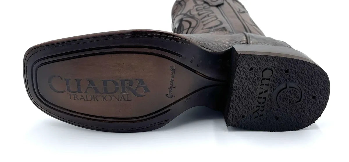 Cuadra Men CU456 Caiman Belly Paris Cafe Square